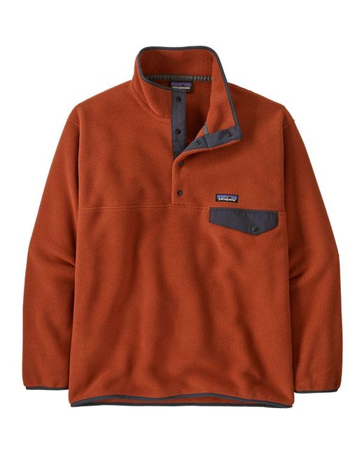Patagonia Brown Synchilla Snap-T Fleece Pullover Burnished for men