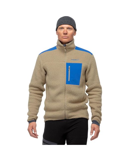 Norrona Blue Trollveggen Thermal Pro Fleece Jacket for men