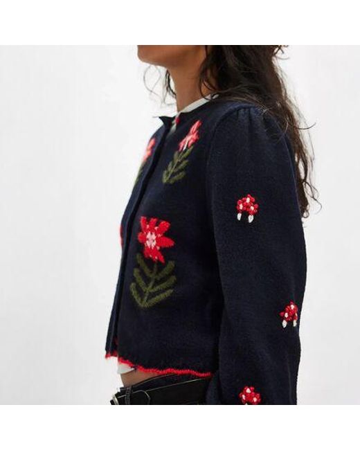 Free People Blue Nonna Sweater