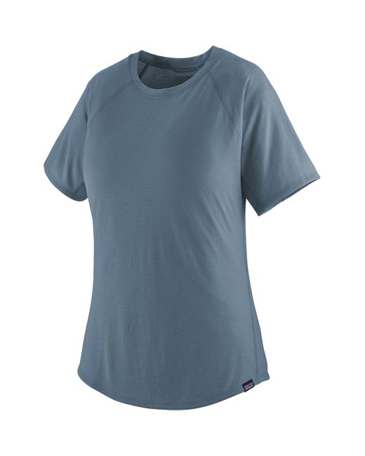 Patagonia Blue Capilene Cool Trail Short-sleeve Shirt