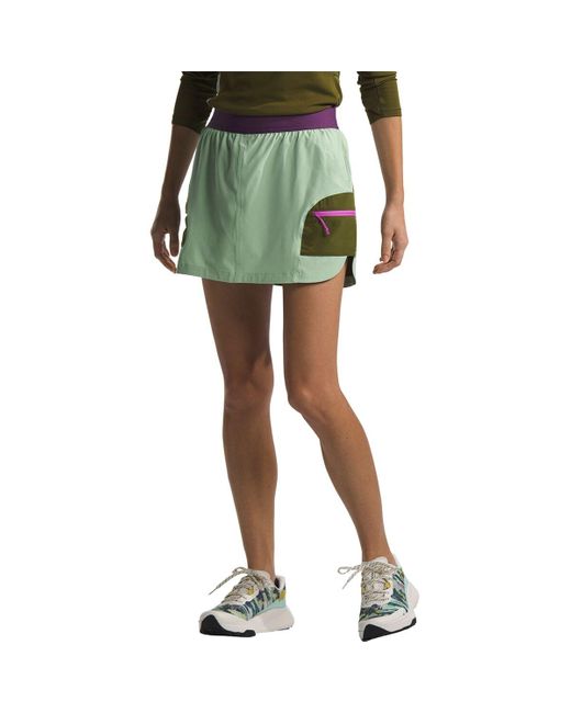 The North Face Trailwear Okt Long Haul Skort in Green | Lyst