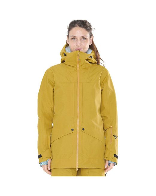 Black Crows Synthetic Ora Body Map Jacket in Gold (Yellow) | Lyst