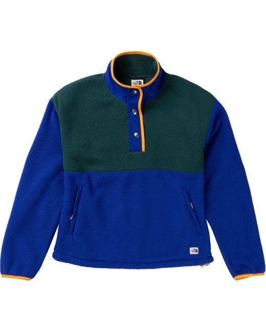 The North Face Cragmont 1/4-snap Fleece Pullover in Blue | Lyst