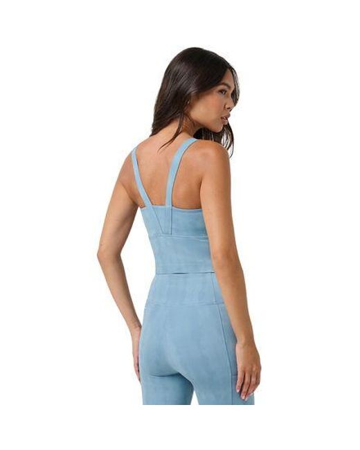 Travis Mathew Blue Moveknit Resilience Tank