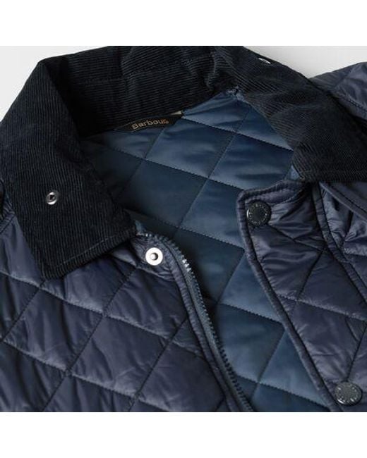Barbour Blue Essential Bedale Quilted Jacket