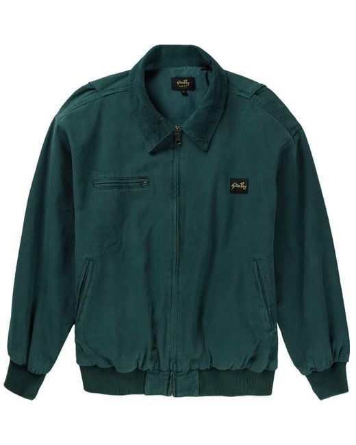 Stan Ray Green Roughneck Collared Bomber Jacket