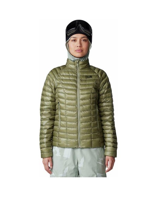 Mountain Hardwear Green Ghost Whisperer Down Jacket