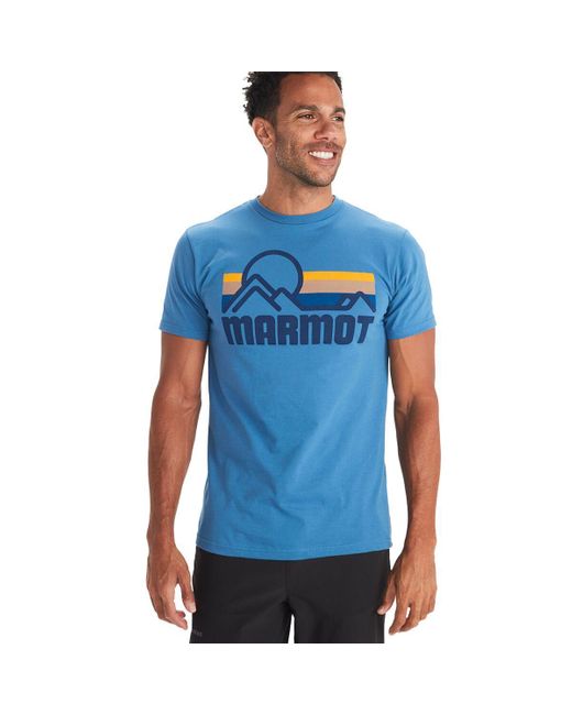 Marmot Blue Coastal T-Shirt