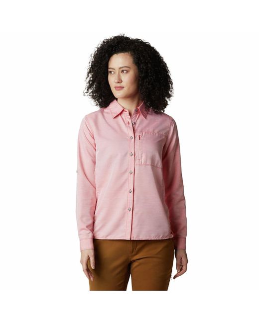 Mountain Hardwear Pink Canyon Long-Sleeve Shirt
