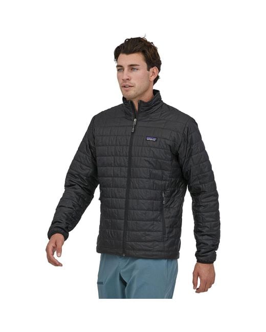 Patagonia Black Nano Puff Jacket for men