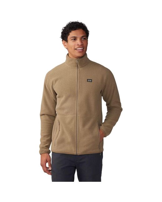 Mountain Hardwear Brown Explore Fleece Jacket