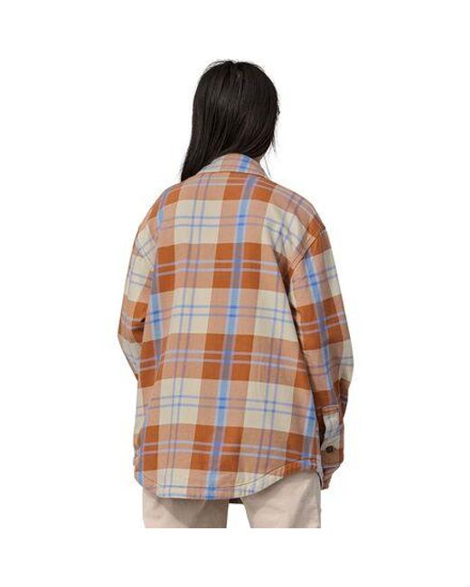 Patagonia Brown Heavyweight Fjord Flannel Overshirt