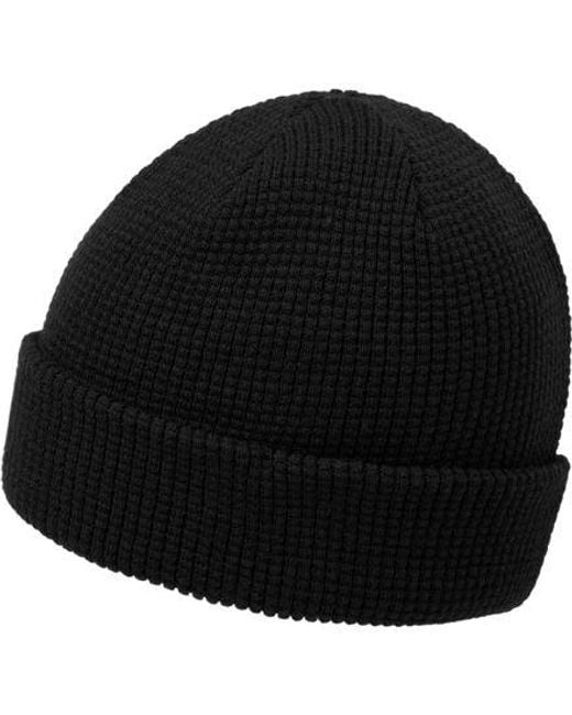 Travis Mathew Black Cloud Waffle Beanie