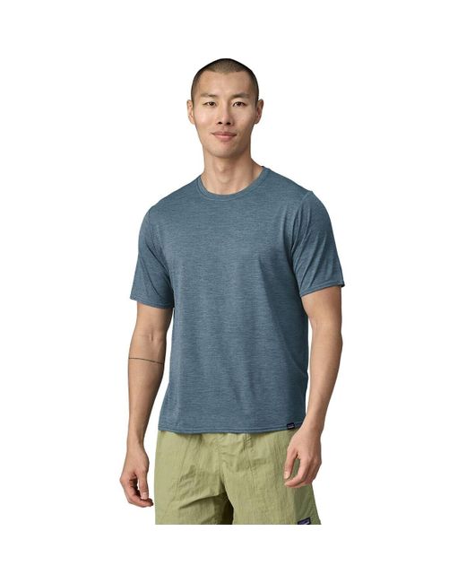 Patagonia Blue Capilene Cool Daily Short-sleeve Shirt for men