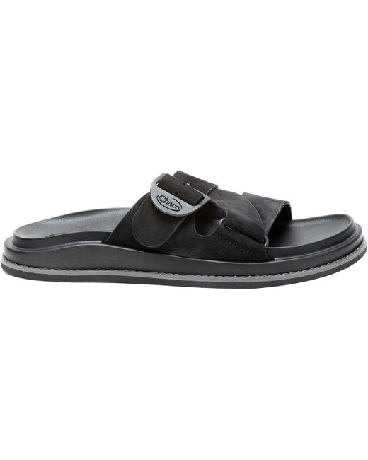 Chaco Black Townes Slide