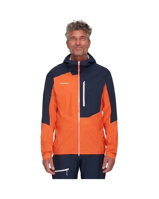 Mammut Orange Eiger Speed Hs Hooded Jacket