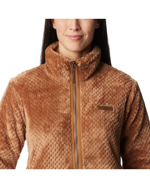 Columbia Fire Side Ii Sherpa Jacket in Brown Lyst
