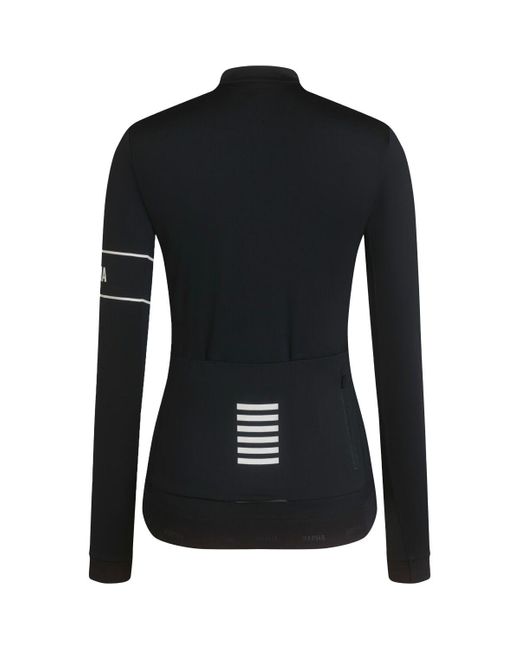 Rapha Pro Team Longsleeve Thermal Jersey in Black Lyst