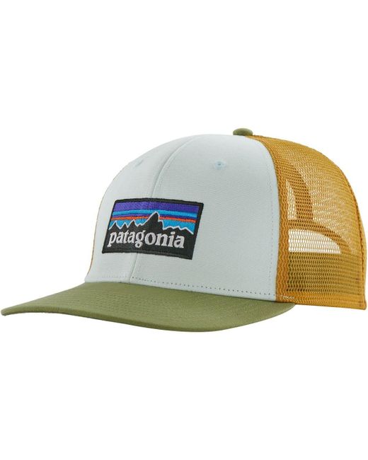 Patagonia Green P6 Trucker Hat Wispy