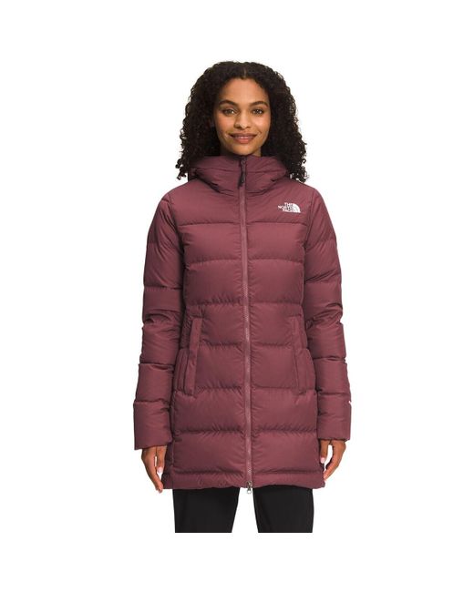 The North Face Goose Gotham Down Parka in Red | Lyst