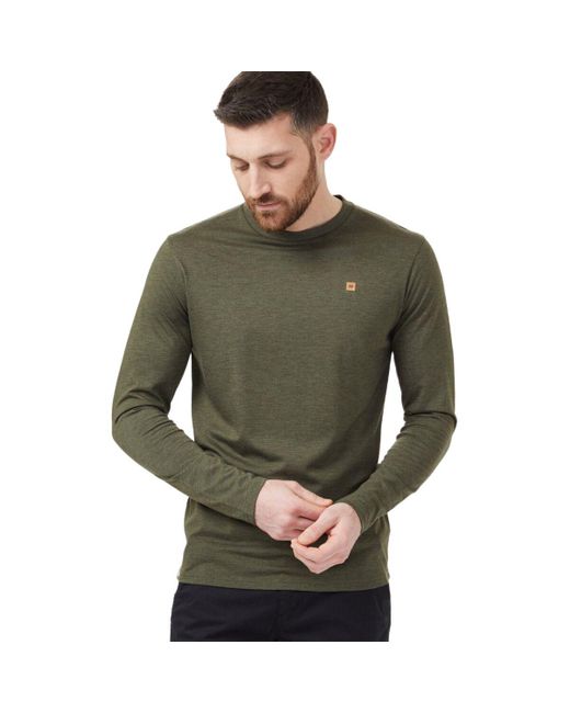 Tentree Green Classic Long-Sleeve Shirt
