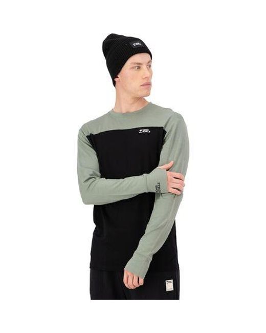 Mons Royale Black Yotei Tech Long-Sleeve Top