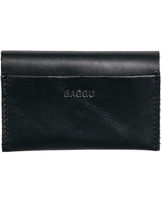 Baggu Black Card Holder for men