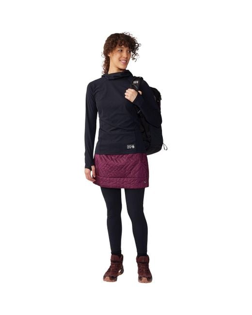 Mountain Hardwear Trekkin Insulated Mini Skirt in Purple Lyst
