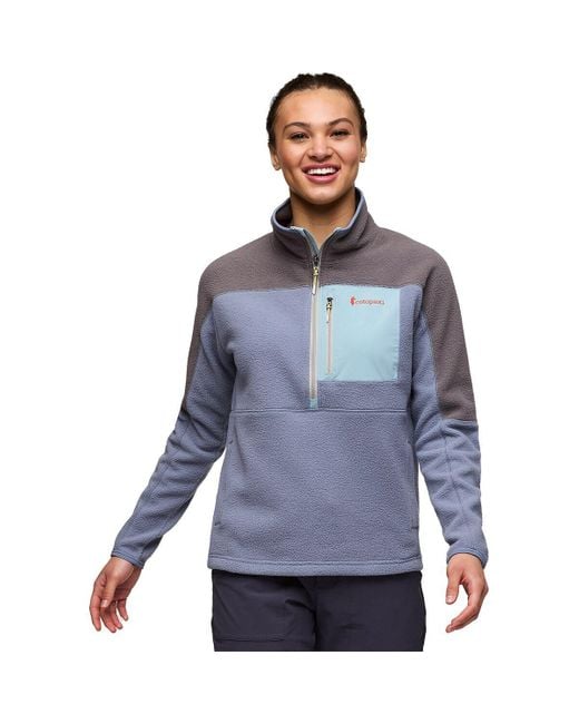 COTOPAXI Blue Abrazo Fleece 1/2-Zip Jacket