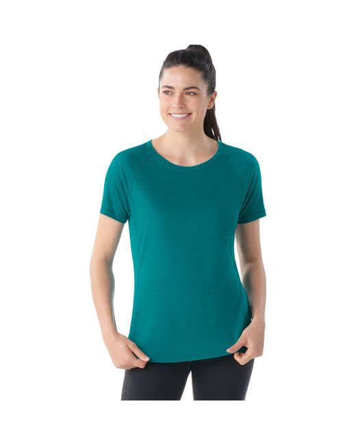 Smartwool Green Merino Sport Ultralite Short-Sleeve Shirt