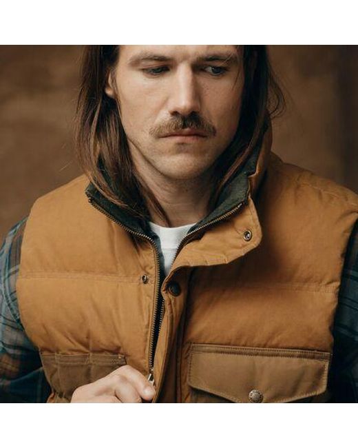Filson Multicolor Down Cruiser Vest for men