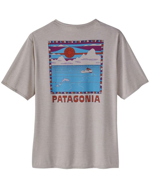 Patagonia Yellow Cap Cool Daily Graphic Shirt