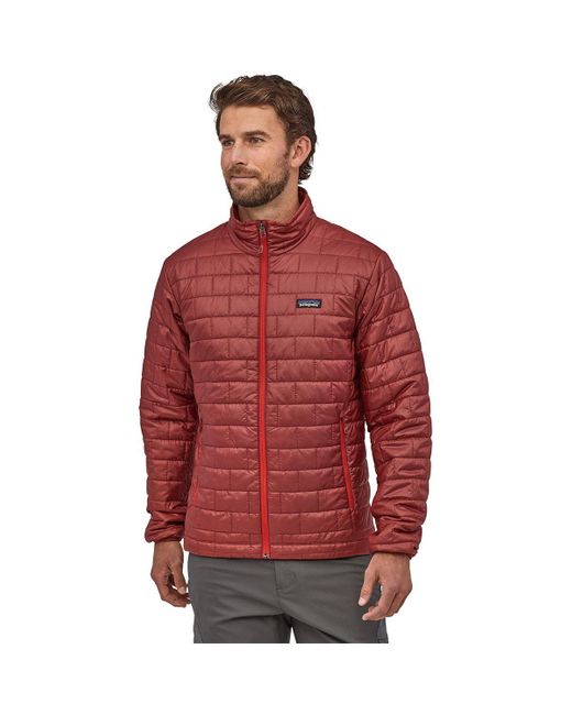 Patagonia Red Nano Puff Insulated Jacket for men