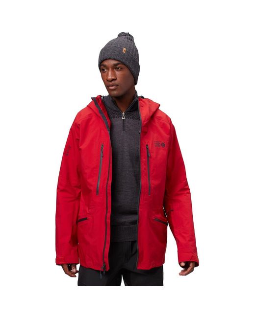 Mountain Hardwear Red The Viv Gore-tex Pro Jacket for men