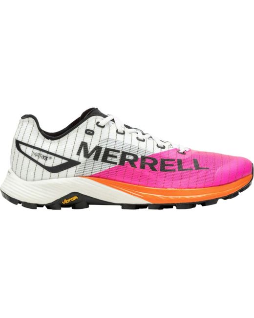 Merrell Pink Mtl Long Sky 2 Matryx Trail Running Shoe