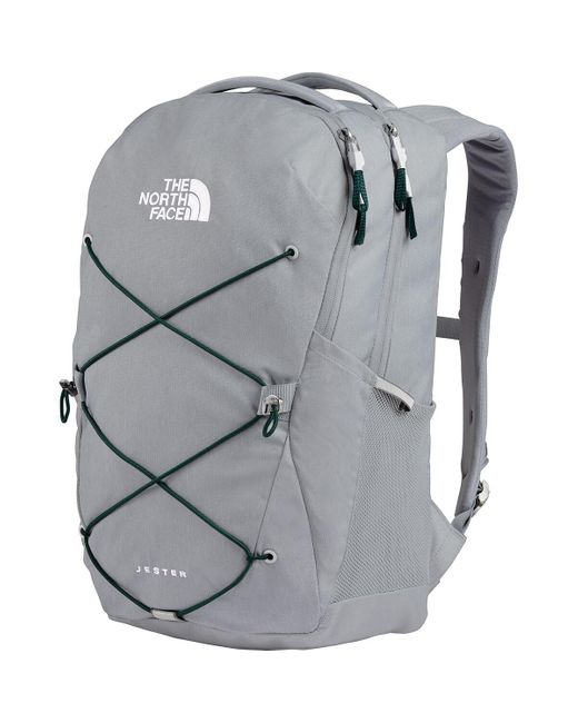 The North Face Gray Jester 27.5L Backpack High Rise Light Heather