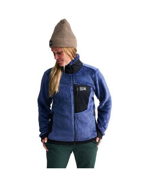 Mountain Hardwear Blue Polartec High Loft Jacket