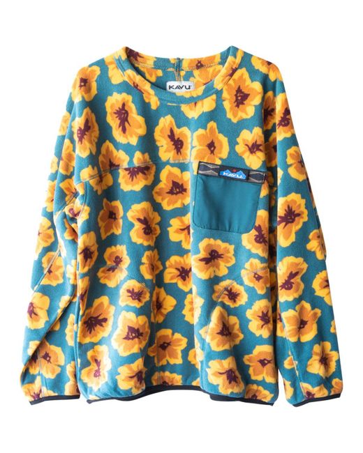Kavu Blue Kelowna Pullover Sweatshirt