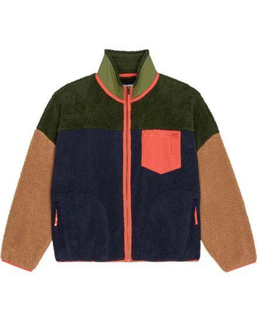 The Great Outdoors Red The Plush Colorblock Terrain Full-Zip Jacket
