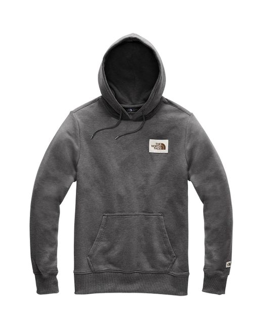 The North Face Gray Patch Pullover Hoodie for men