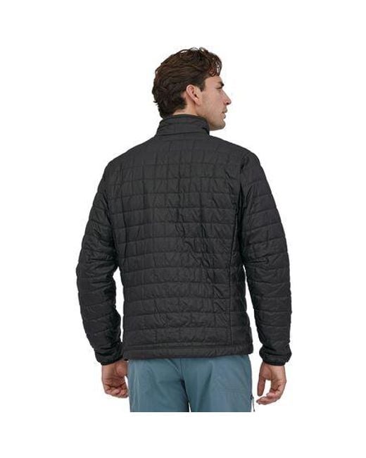 Patagonia Black Nano Puff Jacket for men