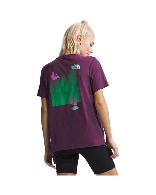 The North Face Purple Outdoors Together T-shirt
