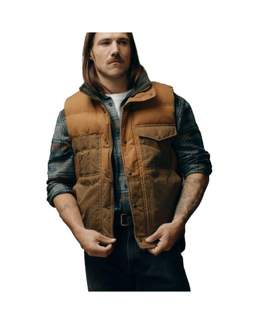 Filson Multicolor Down Cruiser Vest for men