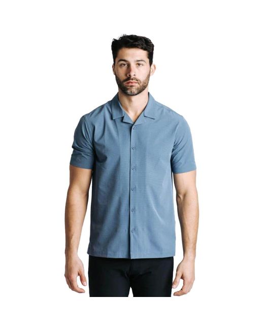 Western Rise Blue Outbound Camp Collar Shirt