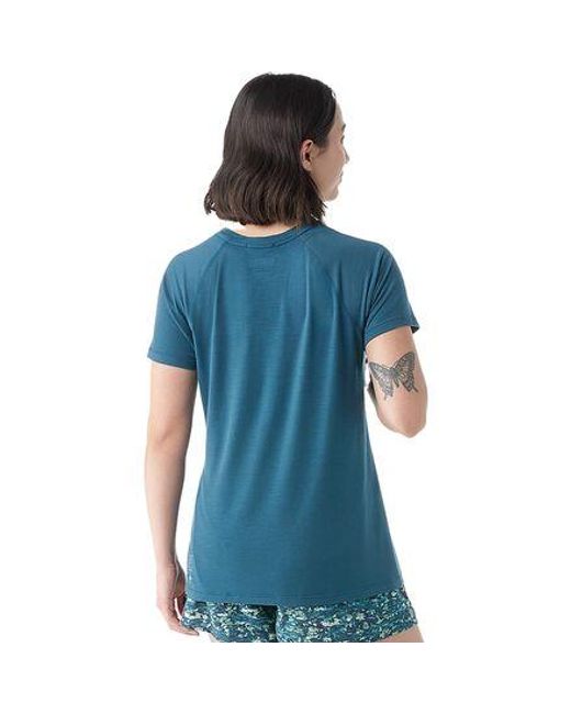 Smartwool Blue Merino Sport Ultralite Short-Sleeve Shirt