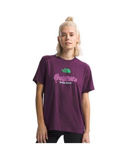 The North Face Purple Outdoors Together T-shirt