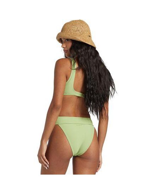 Billabong Green Tanlines Aruba Bikini Bottom