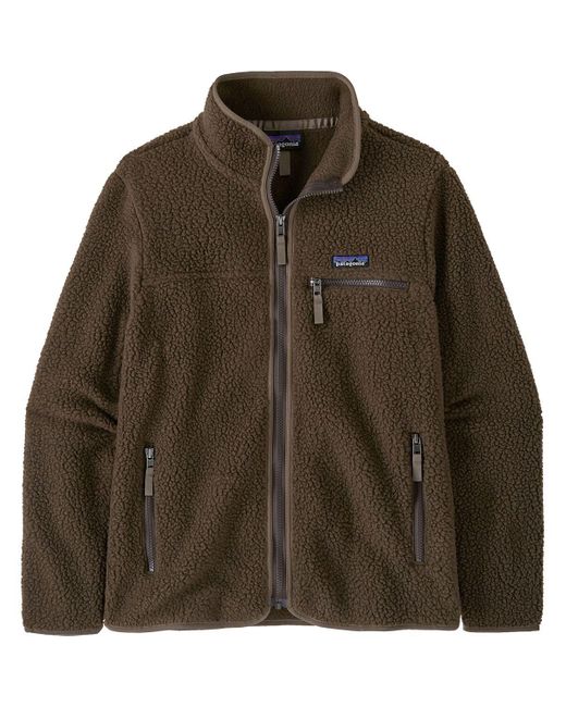 Patagonia Brown Retro Pile Fleece Jacket
