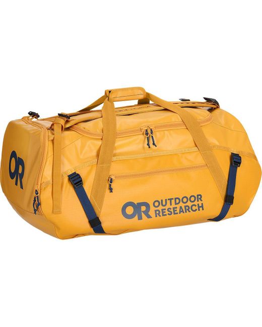 Outdoor Research Orange Carryout Duffel 80L for men
