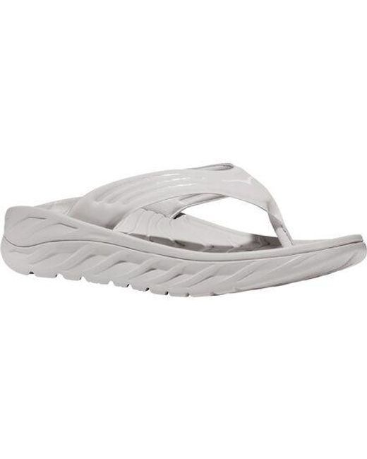 Hoka One One Gray Ora Recovery Flip Flop for men